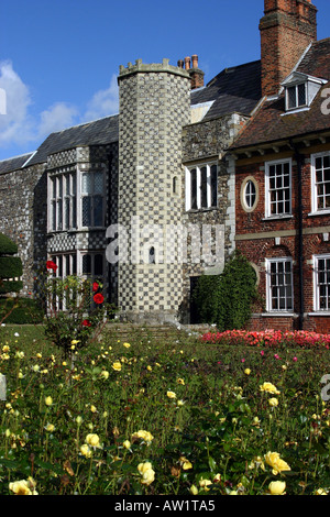 Vue sur Hall place, Bexley, Kent Banque D'Images