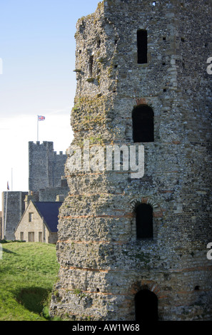 Pharos phare romain, Dover, Banque D'Images