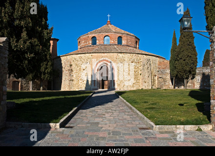 Vue extérieure de San Angelo ou l'église San Michele Arcangelo à Pérouse Banque D'Images