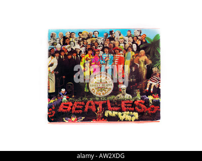 CD célèbre Sgt Peppers Lonely Hearts Club Band Banque D'Images