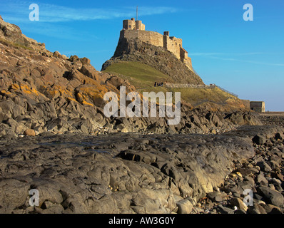 Château de Lindisfarne Lutyens Isle Saint du nord de l'Angleterre Northumberland 2007 Banque D'Images