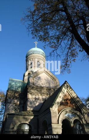 L'église orthodoxe St Jan Klimak à Varsovie Banque D'Images