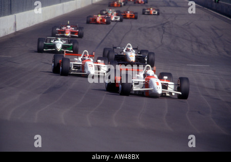 500 Allemands, champcars, l'Eurospeedway Lausitz, Allemagne, 2001 Banque D'Images