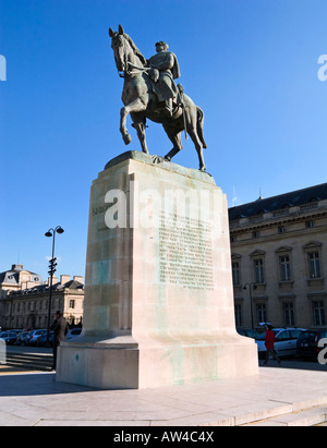 Joseph Joffre statue Paris France Europe Banque D'Images