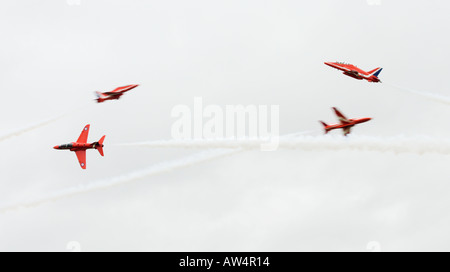 Des flèches rouges display team manoeuvre fermer Banque D'Images