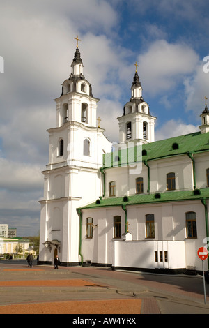 La cathédrale orthodoxe de l'Esprit Saint à MInsk Belarus Banque D'Images