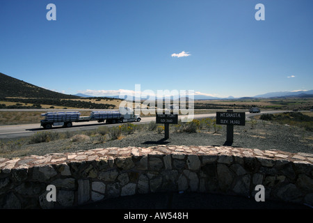 Le mont Shasta en Californie, USA, vu de la vista point à Yreka Banque D'Images