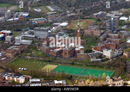 Une vue aérienne de l'Université de Birmingham Banque D'Images