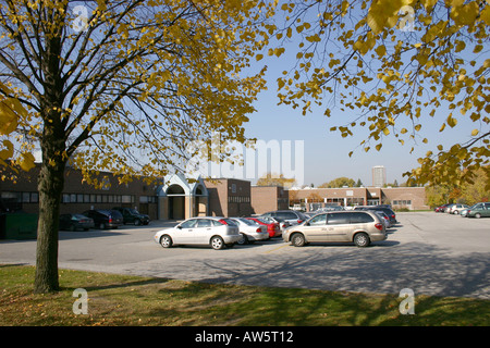 Parking en automne à Toronto Canada Banque D'Images