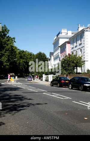 Regents Park Road à Primrose Hill, Londres Banque D'Images