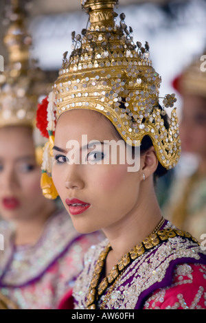 Danseur thaïlandais à Bangkok Banque D'Images