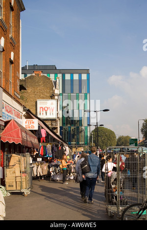 Idea Store, Whitechapel, Londres, 2005. Afficher le long de Whitechapel Road. Banque D'Images