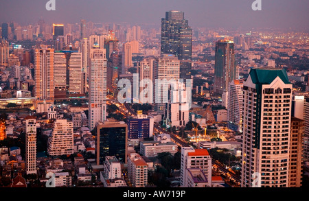 Nuit à Bangkok en Thaïlande Banque D'Images