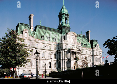 8418 Elk125 Canada Québec Montréal Vieux Montréal Hôtel de Ville 1872 1878 Banque D'Images