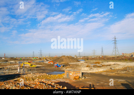 Site pour le stade olympique de Londres Banque D'Images