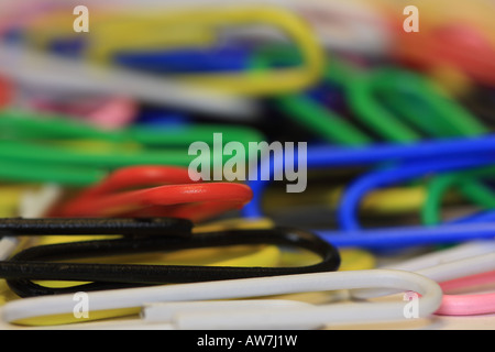 Close up of paper clip Banque D'Images