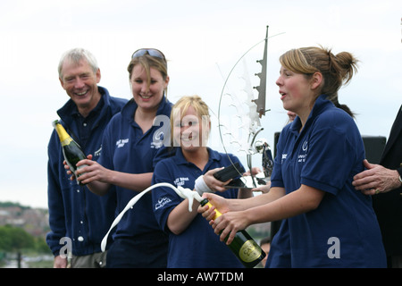 Medway boat race races 1ère séance inaugurale de l'université kent Greenwich Banque D'Images