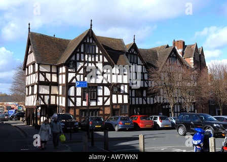 Rowley s House et Mansion à Shrewsbury Shropshire Banque D'Images