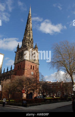 L'église St Mary à Shrewsbury Shropshire Banque D'Images