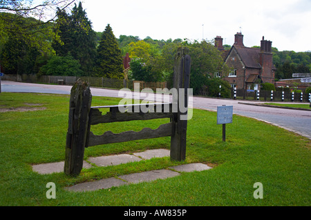 Village essendine dans Hertfordshire village original montre stocks datant de plus de 100 ans Banque D'Images