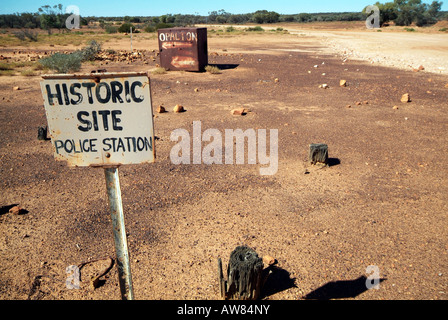 L'Australie Queensland Opalton près de Winton sites historiques de vestiges de l'ancienne ville photo de Bruce Miller 2006 Banque D'Images