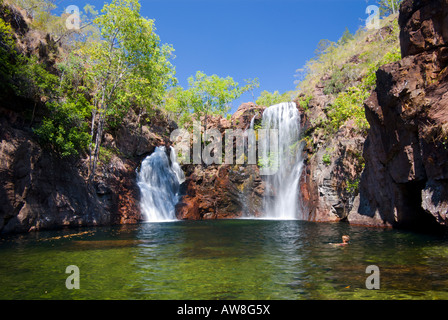 Chutes de Florence dans le parc national de Litchfield, territoire du Nord, Australie Banque D'Images