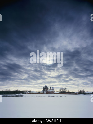 La Russie. Région de Moscou. Près de la ville de Mojaïsk. Spaso-Borodinsky monastère. Banque D'Images