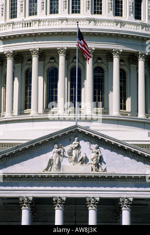 United States Capitol Building Washington DC USA Banque D'Images