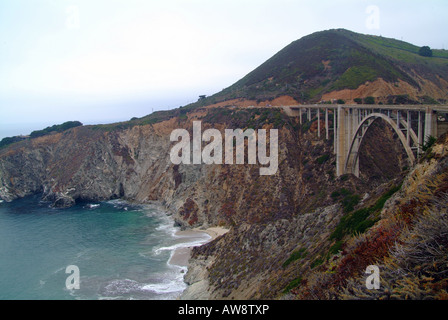 Bixby Creek Arch Bridge Big Sur, Californie, États-Unis Banque D'Images