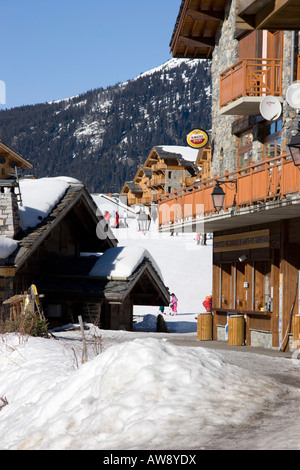 Chalets Sainte Foy Tarentaise France Banque D'Images