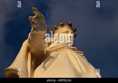 Le sanctuaire de la Dame du Liban, Harissa, Beyrouth Banque D'Images