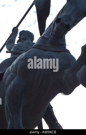 El CID Campeador statue par l'artiste Anna Hyatt Huntington au parc Balboa à San Diego, Californie, Etats-Unis Banque D'Images