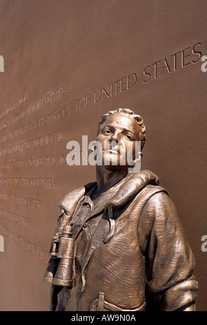 USS San Diego CL 53 Memorial dans le port de San Diego, en Californie. Banque D'Images