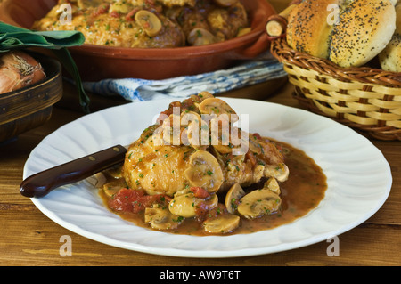 Chasseur de poulet France Food Banque D'Images