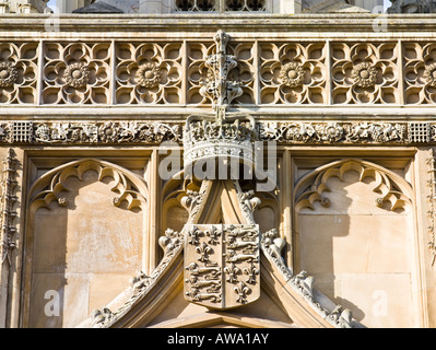 La porterie, King's College, Cambridge Banque D'Images