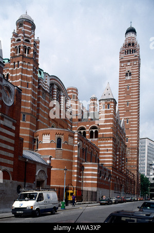 La Cathédrale de Westminster, Londres (1895-1903). Architecte : Sir John Francis Bentley Banque D'Images