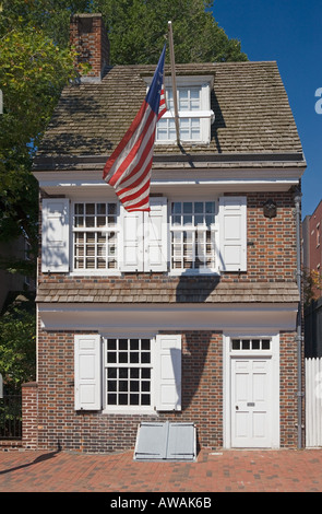 Betsy Ross House Philadelphia PA Banque D'Images