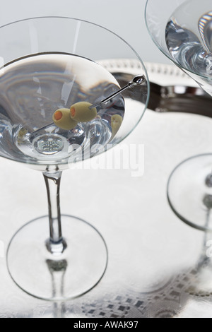 Libre d'un cocktail martini Banque D'Images