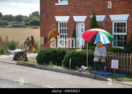 Festival annuel Bisterne épouvantail à Ringwood Hampshire UK Banque D'Images