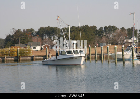 Bateau de la baie de Chesapeake Pup 'fier' Banque D'Images