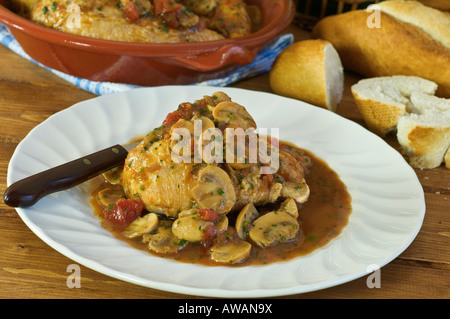 Chasseur de poulet France Food Banque D'Images