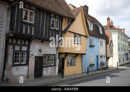 Village de Saffron Walden, Essex, au sud de l'Angleterre, juillet 2007 waldon Banque D'Images