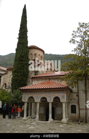 Bachkovo Monastery et Rhodopi Mountain, Bulgarie, Sept 2006 Banque D'Images