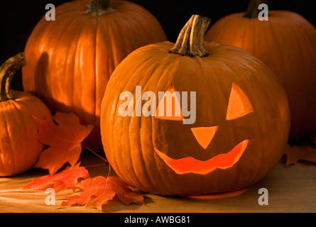 Still Life of a jack o lantern Banque D'Images