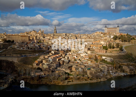 Vue de l'après-midi de Tolède, Espagne Banque D'Images