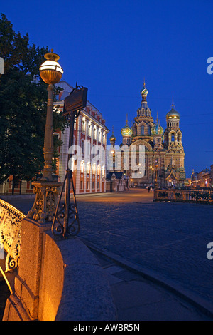 La Russie, Saint-Pétersbourg, Église de la résurrection (l'église sur le sang) Banque D'Images