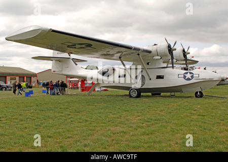 WW2 protection côtière et voyage d'un hydravion Catalina PBY 5 Banque D'Images