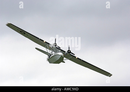 WW2 protection côtière et voyage d'un hydravion Catalina PBY 5 Banque D'Images