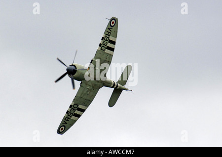 Ancien combattant de la guerre de Corée le Hawker Sea Fury Banque D'Images