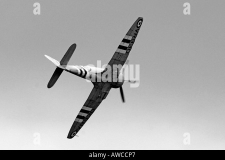 Ancien combattant de la guerre de Corée le Hawker Sea Fury Banque D'Images